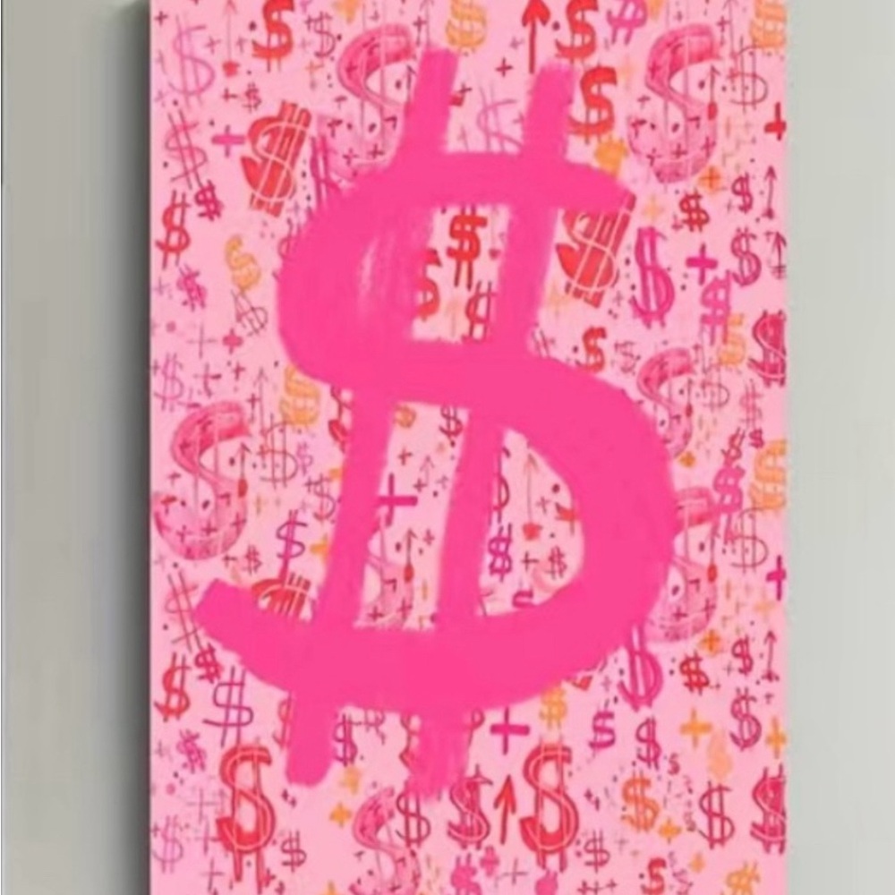 $ sign poster
